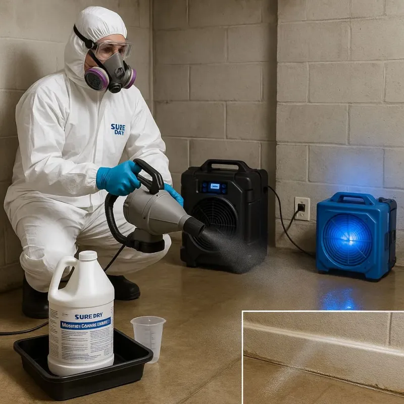 Sanitization and Odor Removal process in Huntley, IL
